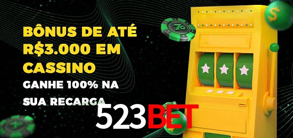 523BET melhor bônus de depósito